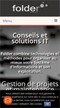 Mobile Screenshot of groupe-folder.fr