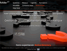 Tablet Screenshot of groupe-folder.fr